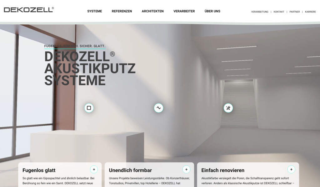 Dekozell FLOW4 Webdesign Agentur Referenz