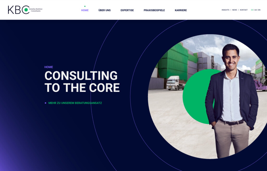 KBC Corporate Webdesign referenz