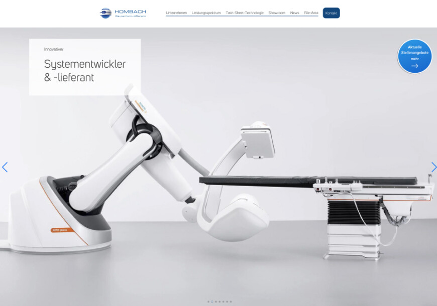 Webdesign Referenz Hombach Kunststofftechnik